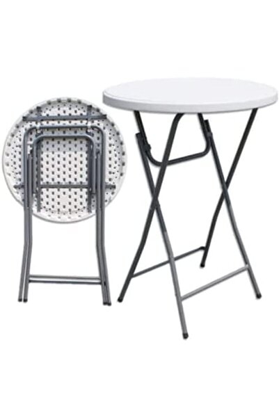 luxino طاولة كوكتيل دائرية قابلة للطي بارتفاع مناسب للبار - للاستخدام الداخلي...