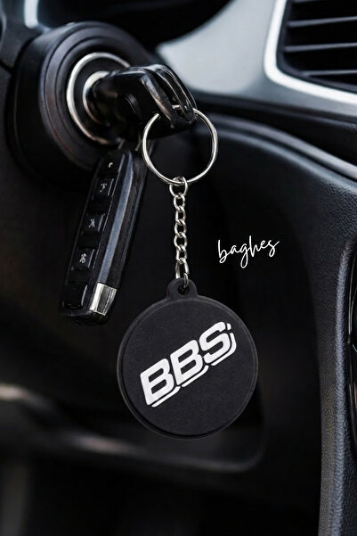 Baghes Μεταλλικό μπρελόκ με λογότυπο BBS, μπρελόκ αυτοκινήτου, στολίδι για κλ...