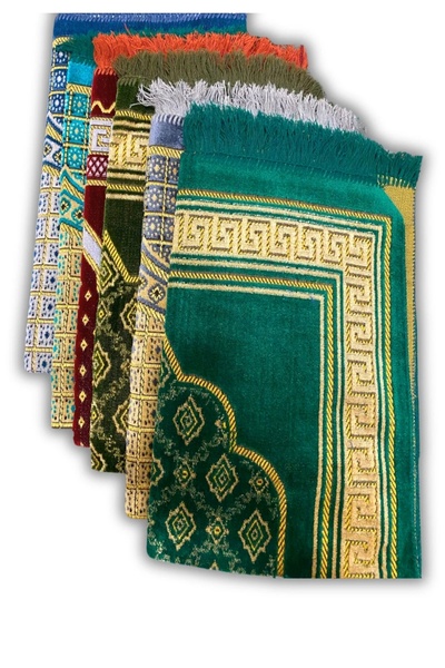 MİRAYPAZARLAMA Velvet 1 piece prayer rug for hajj and umrah
