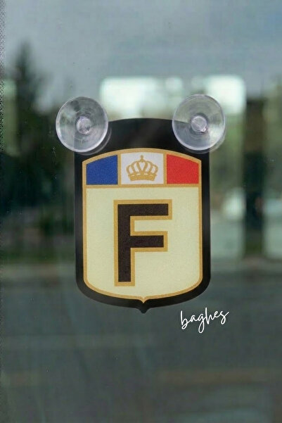 Baghes Fransa Vantuzlu Araç Cam Süsü Oto Minibüs Araba Cam Süsü 7.5x10 cm