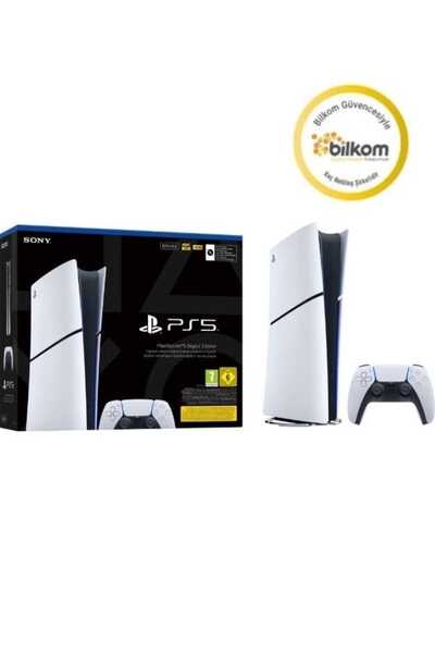 Sony Playstation 5 Slim Digital Edition 825 GB SSD Oyun Konsolu (Bilkom Garan...