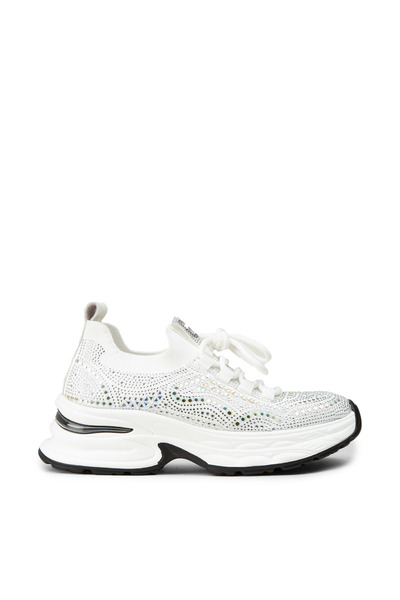 Deery حذاء رياضي نسائي بتفاصيل حجر أبيض