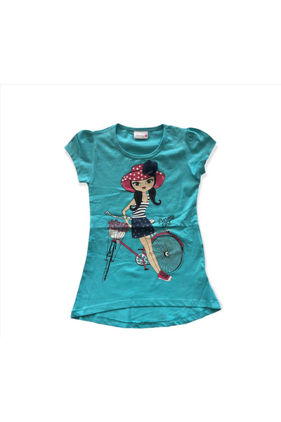 By TGA Barmy Girl Turquoise Short Sleeve T-Shirt 152 CM 12 years