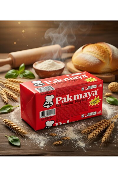 Pakmaya Yaş Hamur Mayası Ekonomik Boy 500 Gr