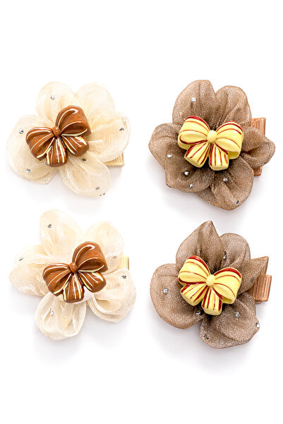 MakeWell Set de elastice de păr Lotus Hello Butterfly Kity cu fundă, inimă și...