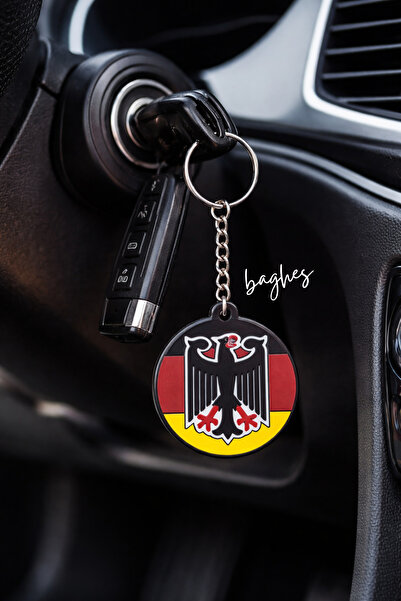 Baghes Μεταλλικό μπρελόκ με λογότυπο Γερμανίας Μπρελόκ αυτοκινήτου Στολίδι γι...