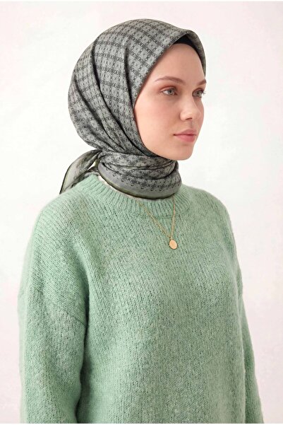 Silk Home Zincir Desen Soft Pamuk Eşarp