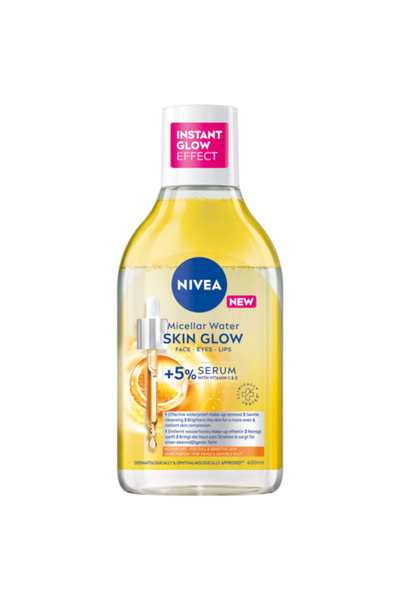NIVEA Skin Glow Apa Micelara Infuzata Cu Serum Cu Efect De Iluminare, 400 Ml