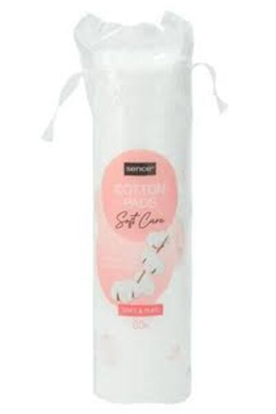 SENCE Cotton Pads Soft Care – Dischete Demachiante 80 Buc