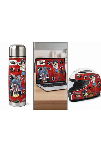 Limitless Design ملصق شخصيات الموسيقى البديلة - ملصق حائط لشخصية كرتونية من ف...