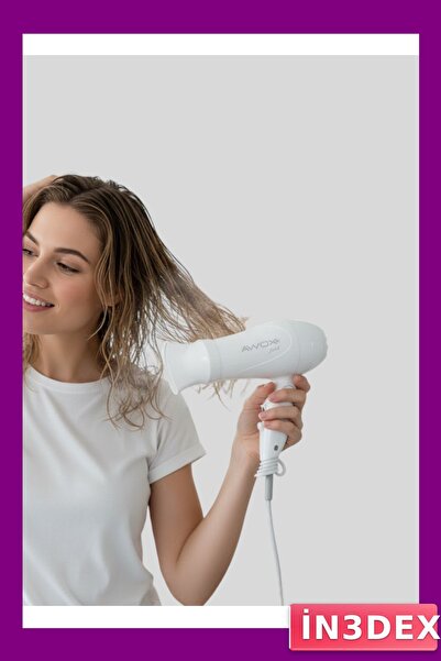 İN3DEX Foldable Hair Dryer with Dual Heat and Speed Settings
