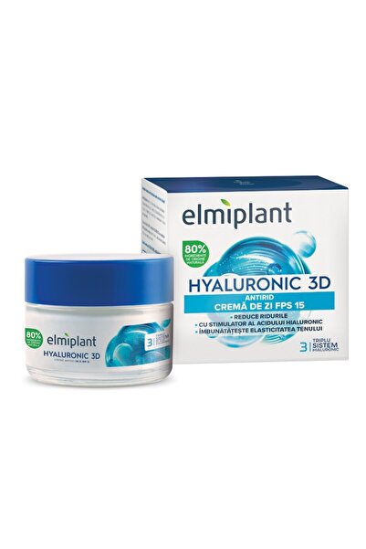 ELMIPLANT Crema Anti-Rid De Zi Hyaluronic 50 Ml