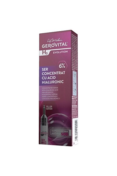GEROVITAL Ser H3 Evolution Cu Acid Hialuronic Concentratie 6%, 10 Ml