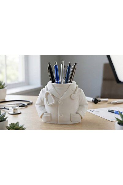 3D Atölyem حامل أقلام بتصميم طبيب