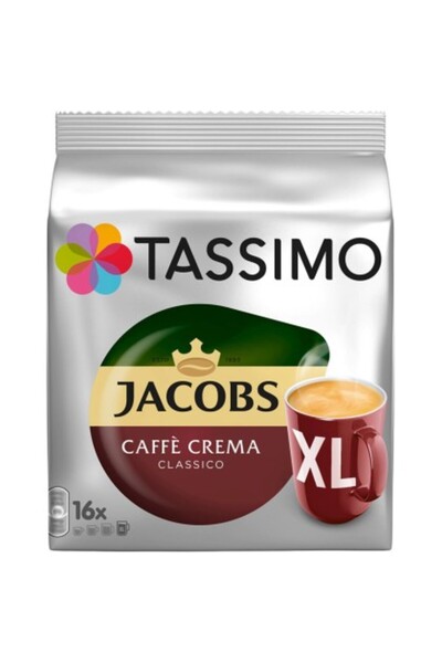 Jacobs Tassimo Caffe Crema Classico Xl 16 Capsules