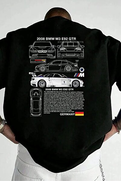 AN Trend Moda Design unisex M3 Bmw Spate Spate cu imprimeu supradimensionat t...