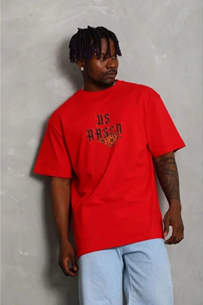 JANES Tricou pentru bărbați cu imprimeu tricou cu mânecă scurtă guler rotund ...