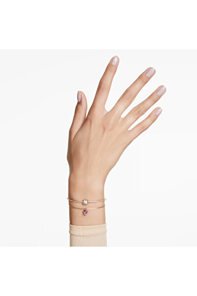 Swaroski Chroma bangle Heart, Pink-5683835