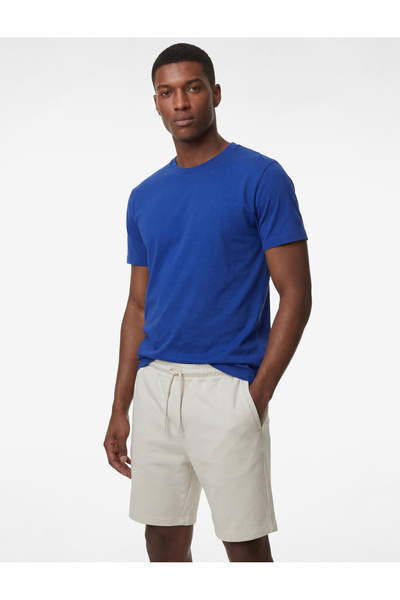 Koton Straight Fit Pocketed Drawstring Waist Sports Shorts