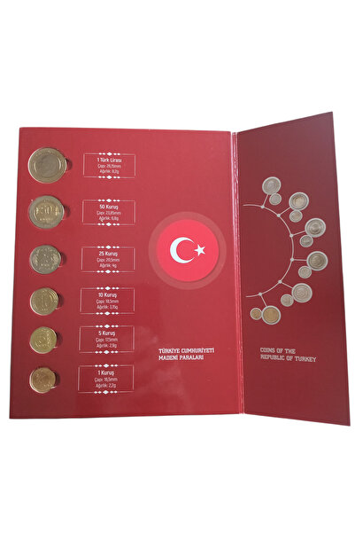 Yediotuz Özel Folderinde 2020 Koleksiyon Para Seti. Cumhuriyet Dönemi.