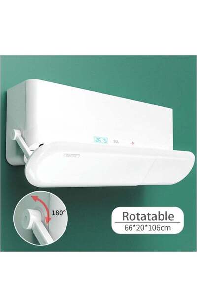 Arabest واقي مكيف الهواء الأمامي، حاجز قابل للسحب مثبت على الحائط ومقاوم للغب...