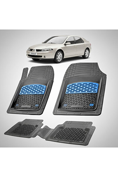 TEAMCAR Πατάκια δαπέδου συμβατά με Renault Laguna II 2 Hatchback 2005-2007 | ...