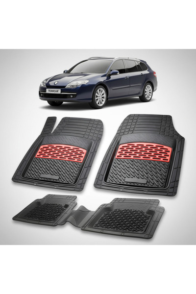 TEAMCAR Πατάκια δαπέδου συμβατά με Renault Laguna III 1 Estate (Grandtour) 20...