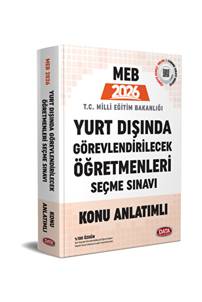 Data Yayınları 2026 MEB Yurt Dışında Görevlendirilecek Öğretmenleri Seçme Sın...