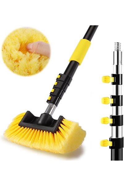 Arabest Car Wash Brush,12FT Car Wash Brush with Long Handle, Car Cleaning Bru...