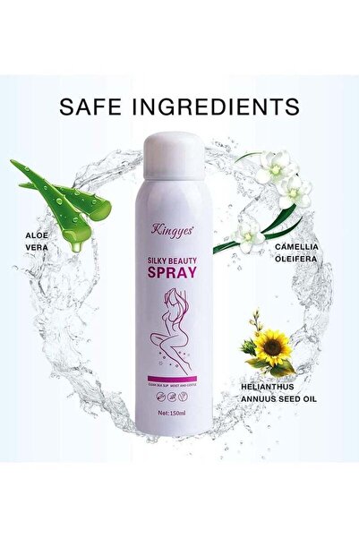 KINGYES Silky Beauty Spray Quick And Painless Hair Removal Spray Foam, Cleane...