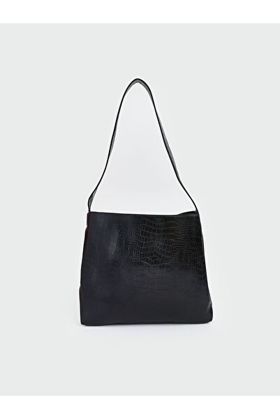 LC Waikiki Crocodile Patterned Women's Shoulder Bag