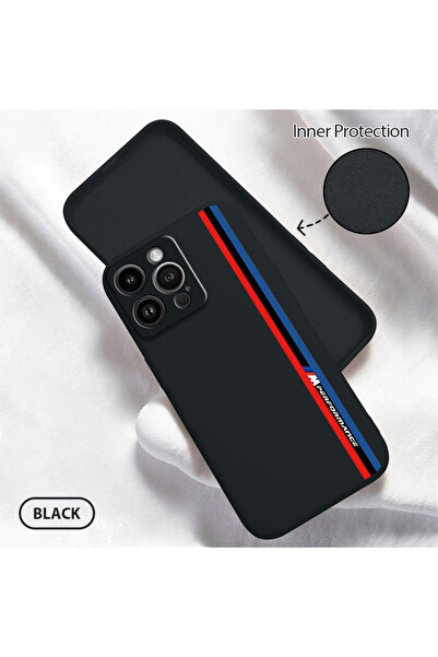 Hontinga iPhone 14 Pro Max Uyumlu Içi Kadifeli Kamera Korumalı Yumuşak Siliko...