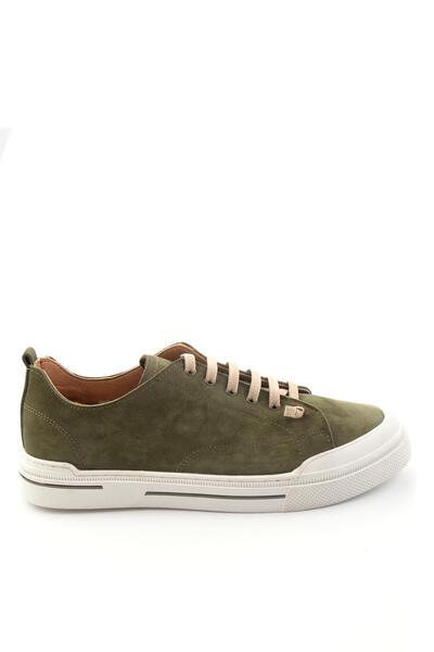 Bambi Haki Hakiki Deri Erkek Sneaker E01585773401