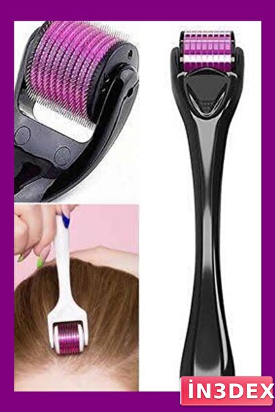 İN3DEX 540 Needle Derma Roller 1mm Titanium Tip Suitable for Hair Eyebrow Ser...