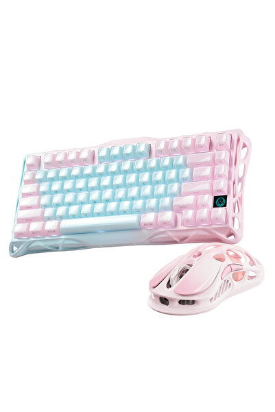 Gravastar Mercury K1 Lite Mekanik Gaming Klavye ve M1 Pro Kablosuz Optik Mous...