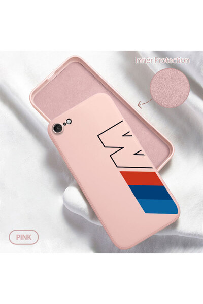 Hontinga حافظة هاتف متوافقة مع iPhone 8، مصنوعة من السيليكون الناعم بنمط BMW ...