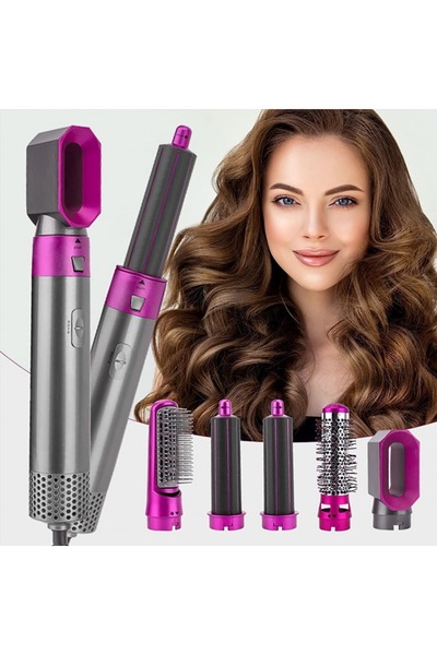 Generic RUAY 1000W Hot Air Styler Hair Dryer Brush Curling Iron Hair Styling ...