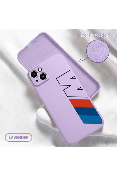 Hontinga حافظة هاتف متوافقة مع iPhone 14 Plus، مصنوعة من السيليكون الناعم بنم...