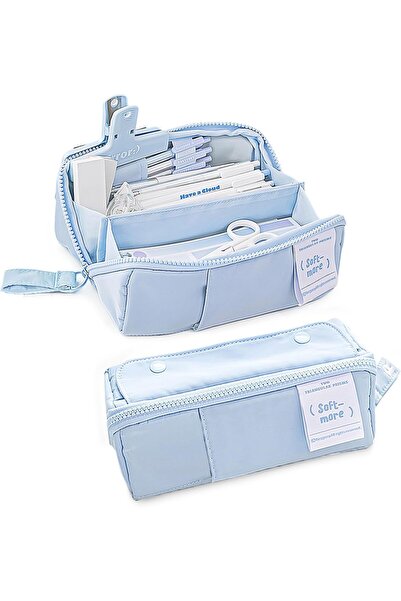 Arabest triangular prisms cute pencil case, suitable for female student boy o...