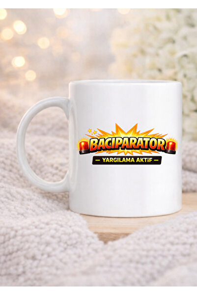 Eylül Design Bacıapor Printed Gift for a Friend Ceramic Mug 330 ml