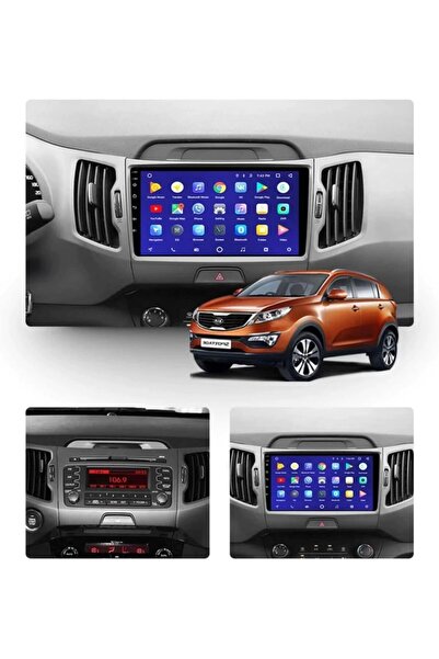 Generic شاشة سيارة تعمل بنظام أندرويد لسيارة كيا سبورتاج موديل 2011-2015، مزو...