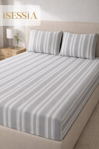Isessia Luma Double Fitted Sheet Team