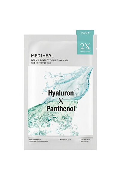 Mediheal Derma Synergy Wrapping Sheet Mask Hyaluron X Panthenol Moisture Face...