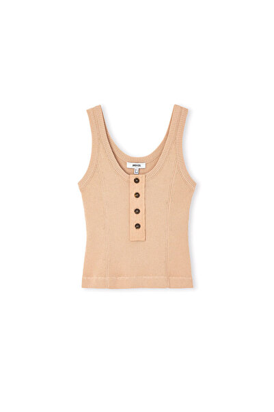 İpekyol Kontrast düğmeli triko