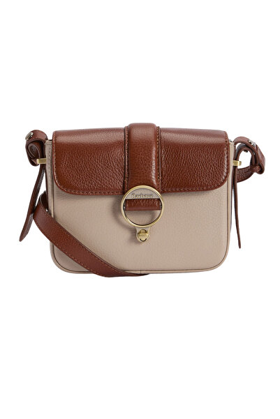 Barbour Mini Rosa Deri Çapraz Çanta BE11 Pebbled Pink/Brown