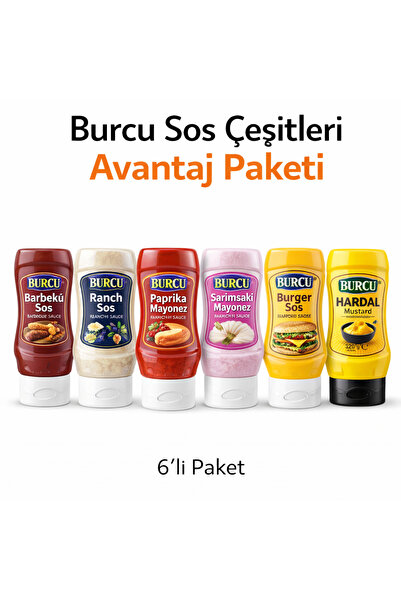 BURCU Sos Çeşitleri 6’lı Avantaj Paketi