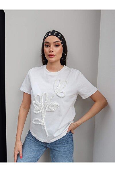 ESRAHELVACI Μπλουζάκι με σχέδιο λουλουδιών