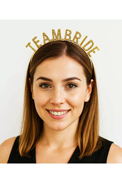 Go İthalat تاج العروس البلاستيكي باللون الذهبي - تاج العروس ووصيفات العروس (5...