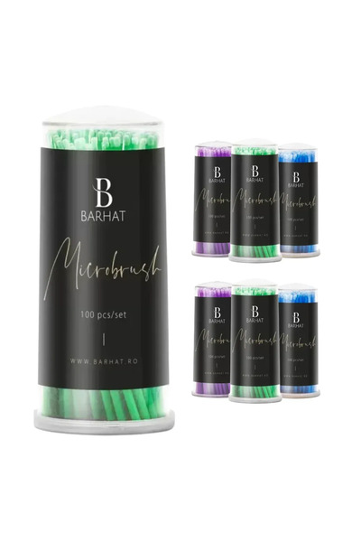 Barhat 16 Microbrush sets for eyelash extensions – 1600 pieces