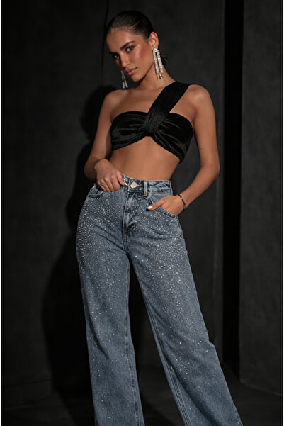 D'RECCY ΓΥΝΑΙΚΕΙΟ ΤΖΙΝ ΠΑΝΤΕΛΟΝΙ STONE SHINY